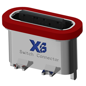 XB-TYPE C 8P-15 플러그 방수 암좌리 L=7.15mm(강판 포함)(아연 합금 케이스)